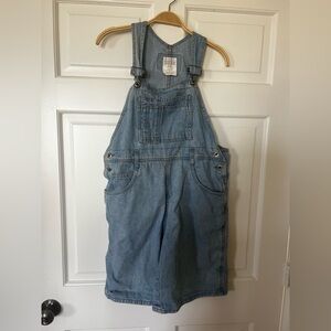 Vintage‎ y2k 90s Victoria’s Secret Moda Intl Jean Shortalls Size M Spring Cotton